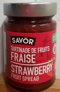 Just Fruit Spread - Strawberry Organic (Savör)